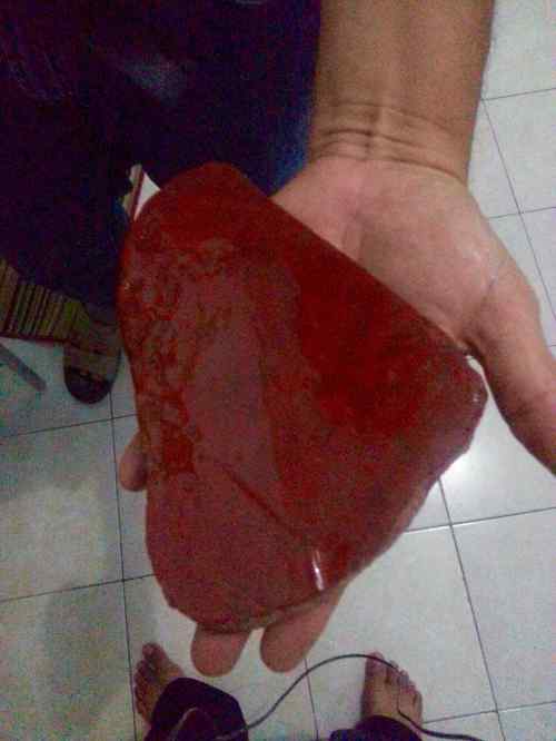 batu merah hati hiu