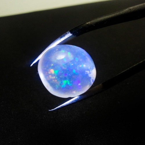 Opal Kalimaya kristal solid play colour.